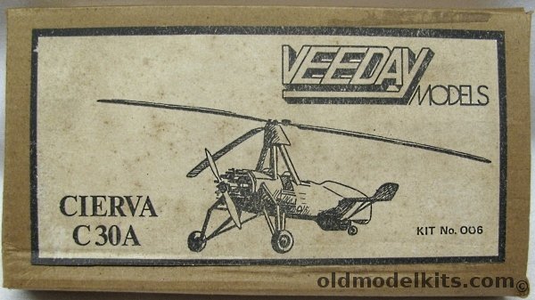 Veeday 1/72 Cierva C30A (C-30A) - Civil Issue, 006 plastic model kit